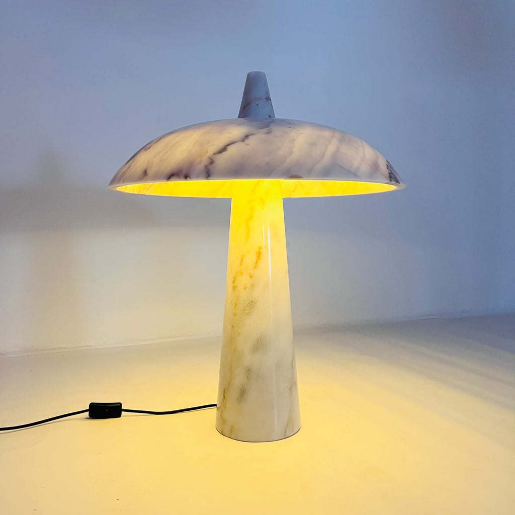 Horn Dome Marble Table Lamp