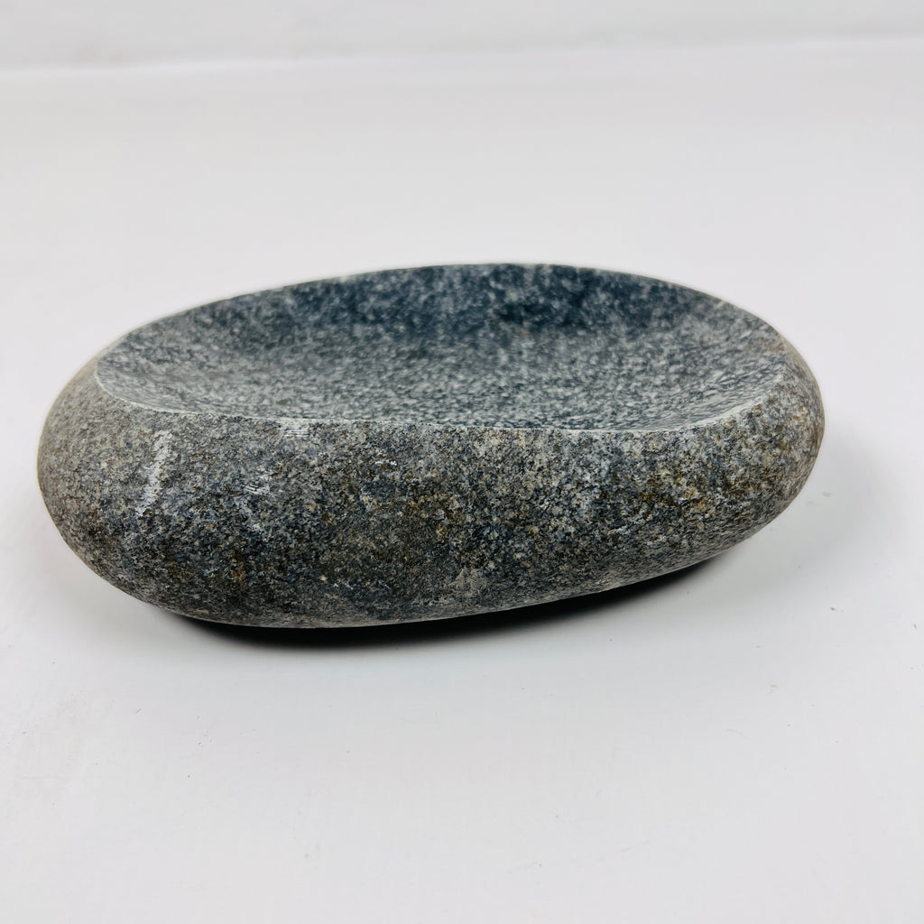 Riverstone Black Speckled Soap Dish