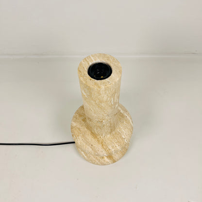 Twin Ring Lamp - Travertine