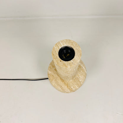 Twin Ring Lamp - Travertine