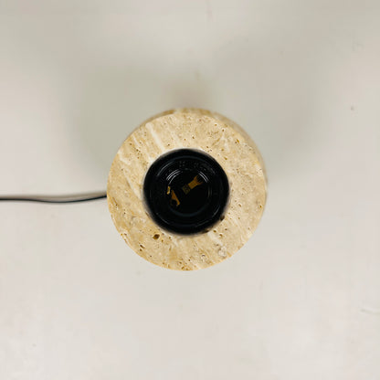 Twin Ring Lamp - Travertine