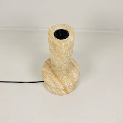 Twin Ring Lamp - Travertine