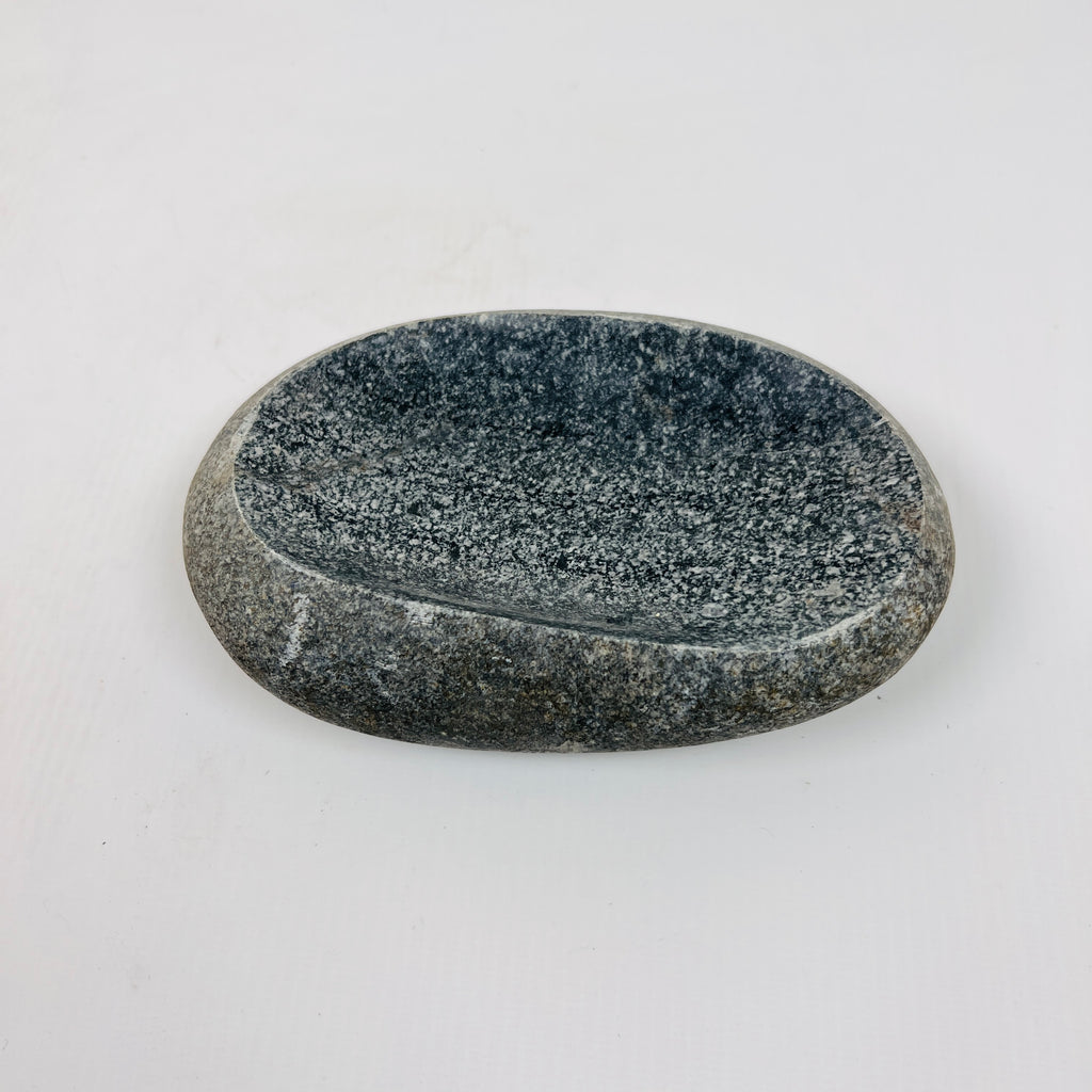 Riverstone Black Speckled Soap Dish