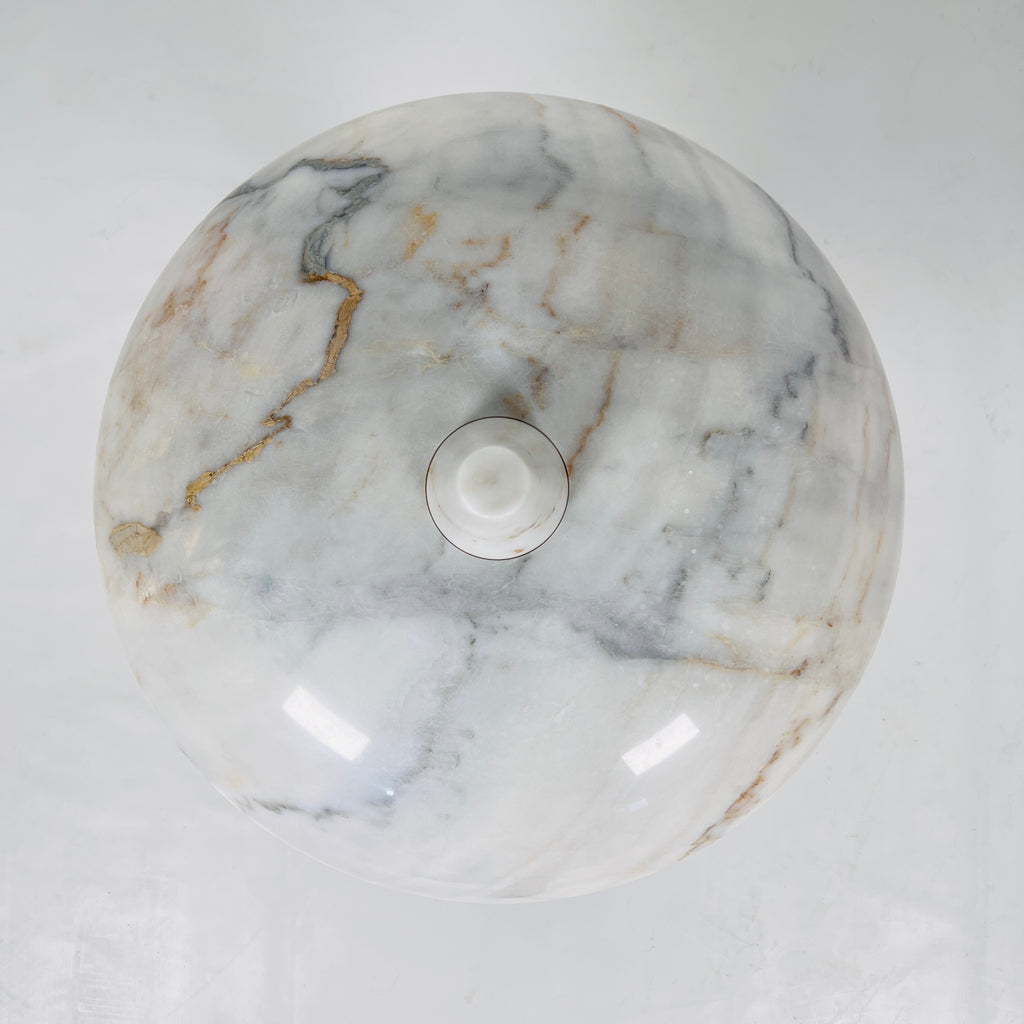 Horn Dome Marble Table Lamp