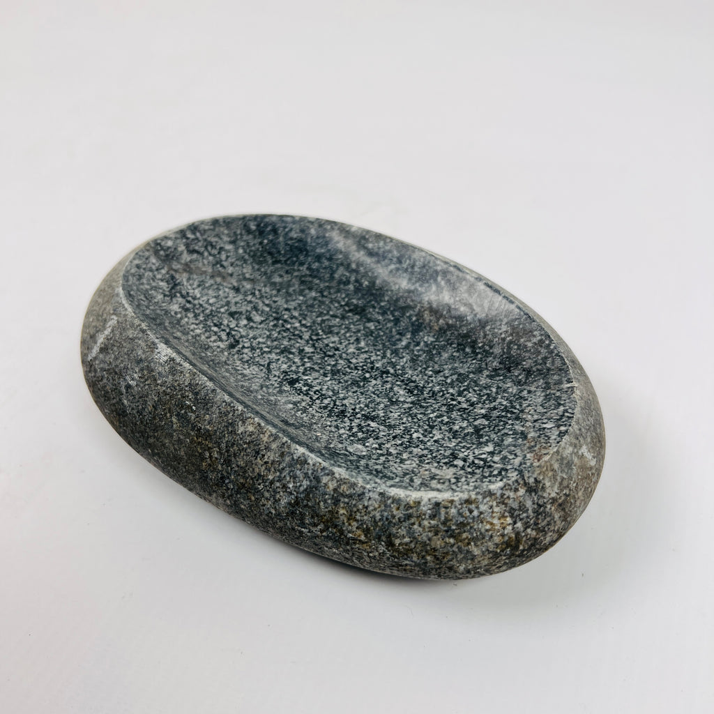 Riverstone Black Speckled Soap Dish