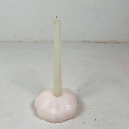 Organic Stone Candle Stand  - Onyx