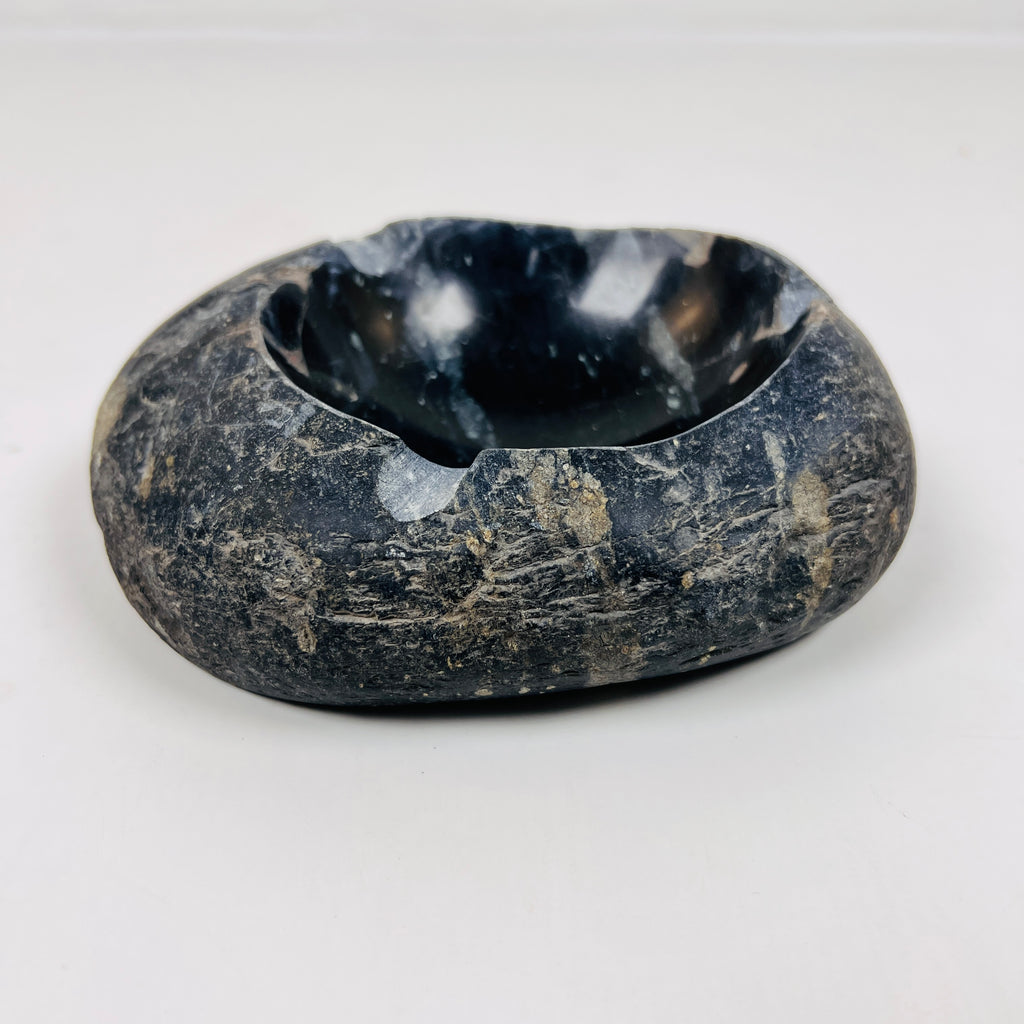 River Stone Midnight Blue Lined Ash Tray