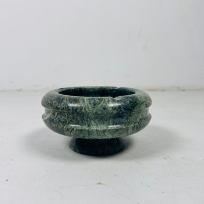 Botanical Marble Ash Tray - Green