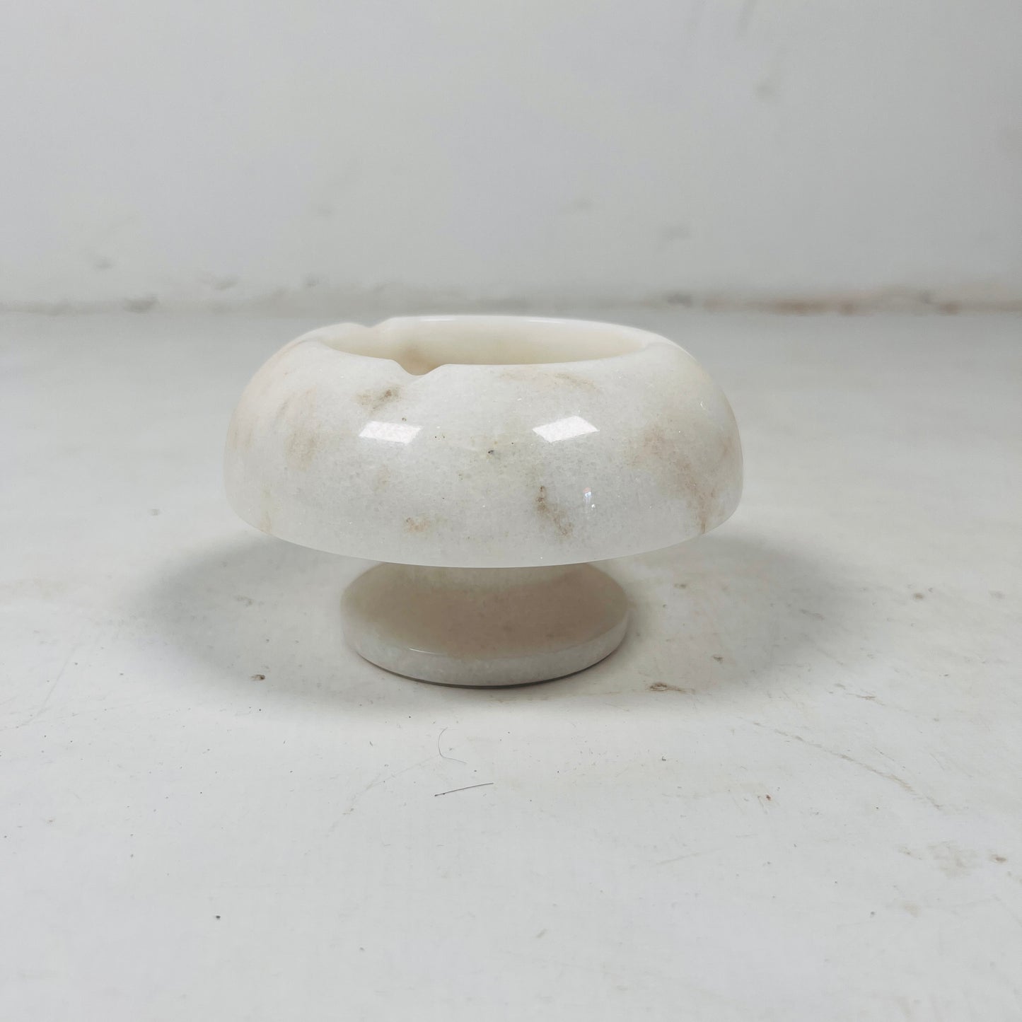 Frosted Marble Ash Tray - Gold