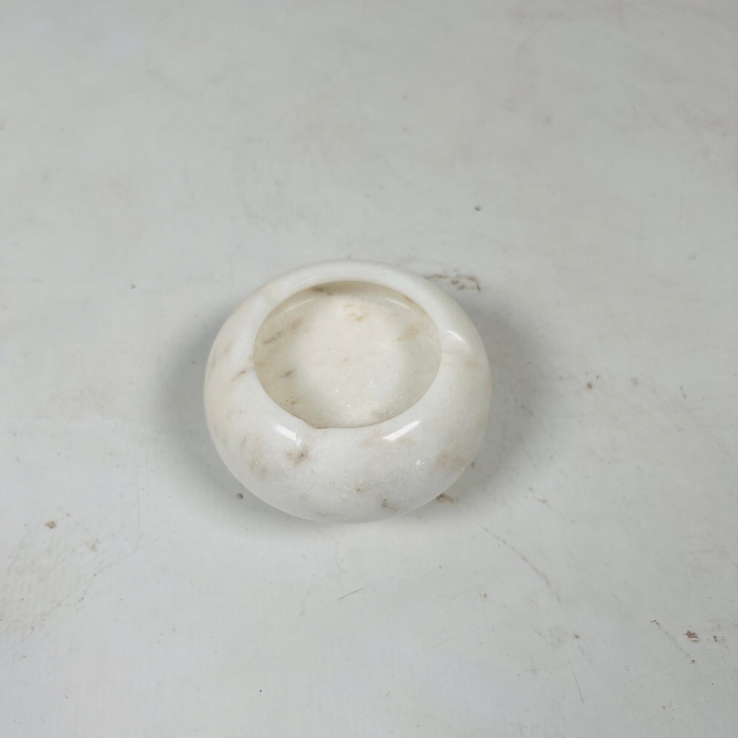 Frosted Marble Ash Tray - Gold