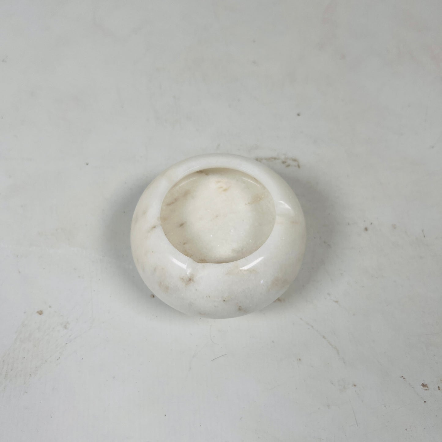 Frosted Marble Ash Tray - Gold