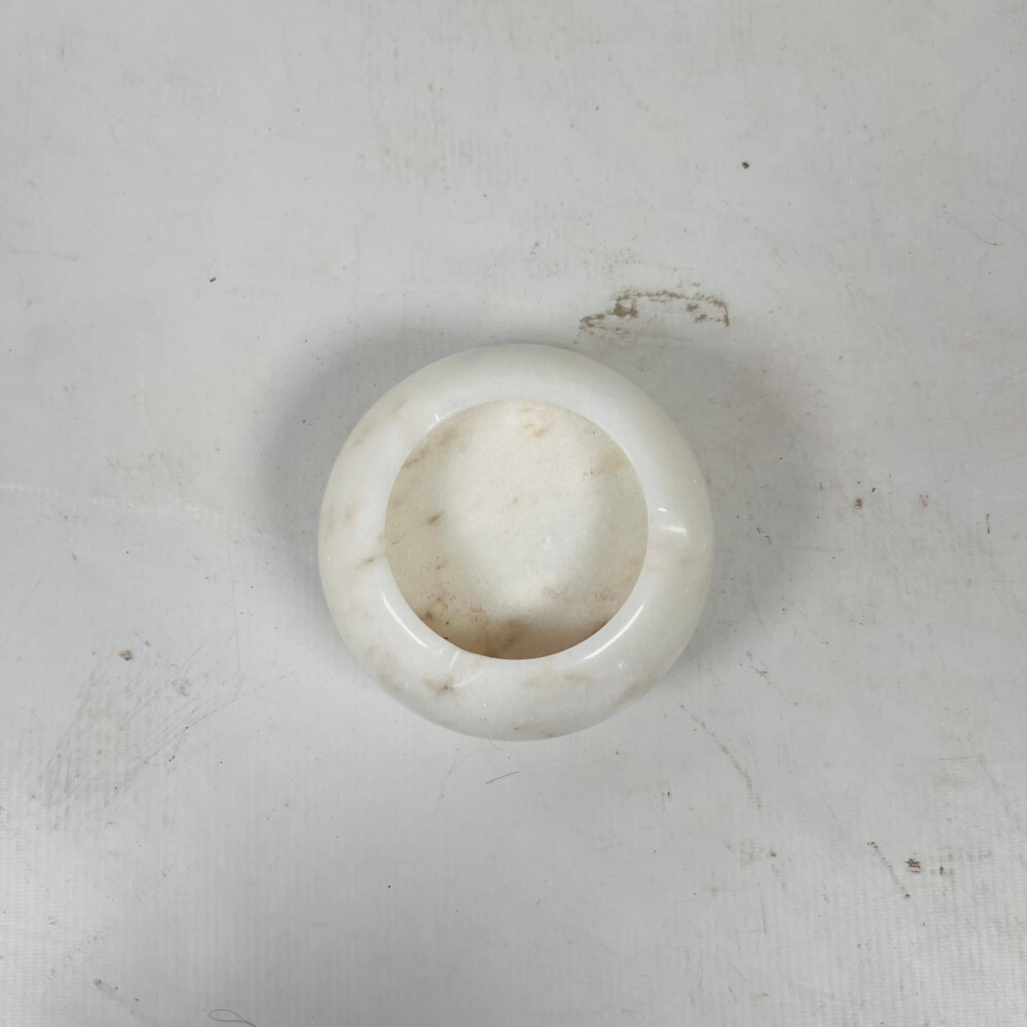 Frosted Marble Ash Tray - Gold