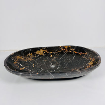 Ellipsoid Basin - Black & Gold