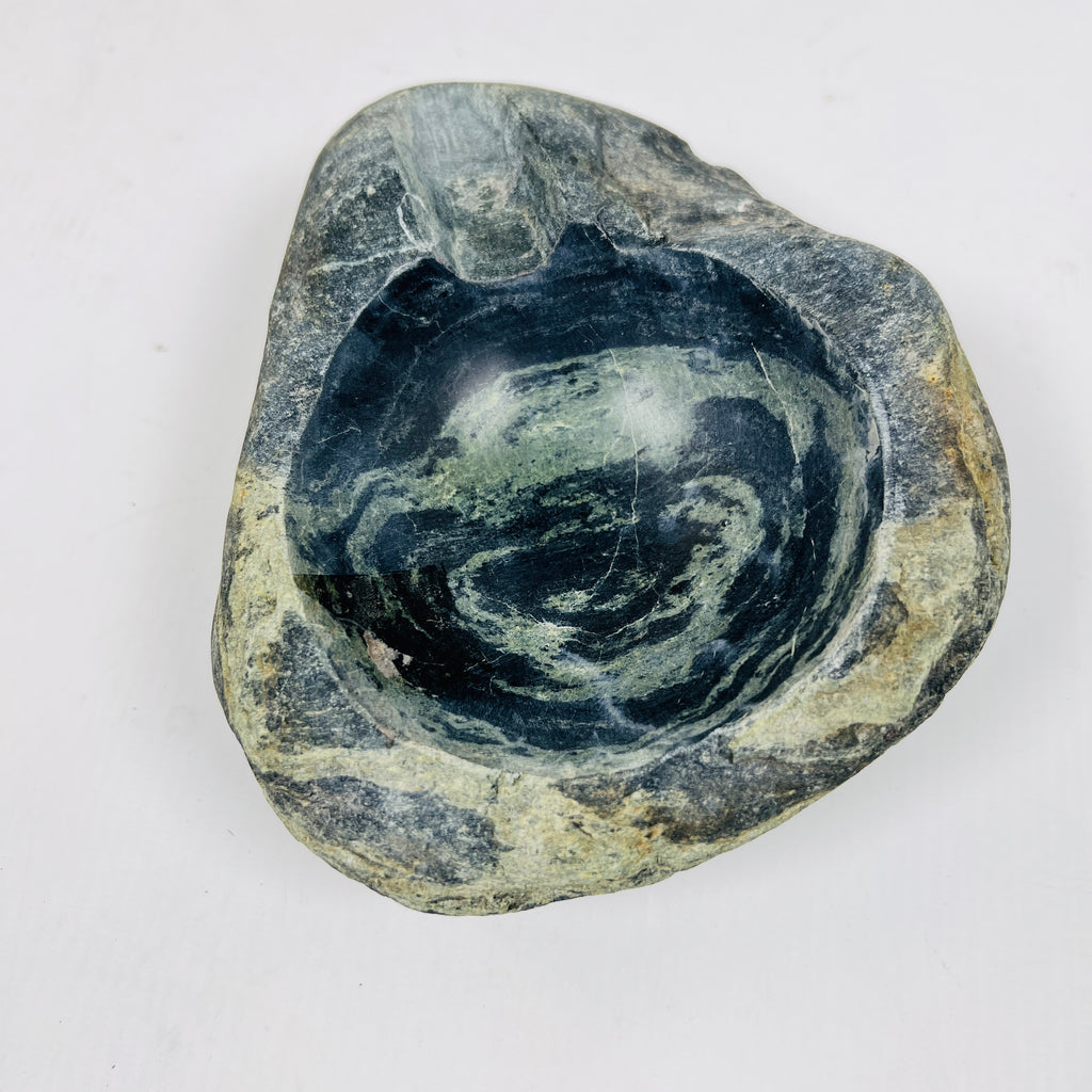 River Stone Lime Swirled Ash Tray