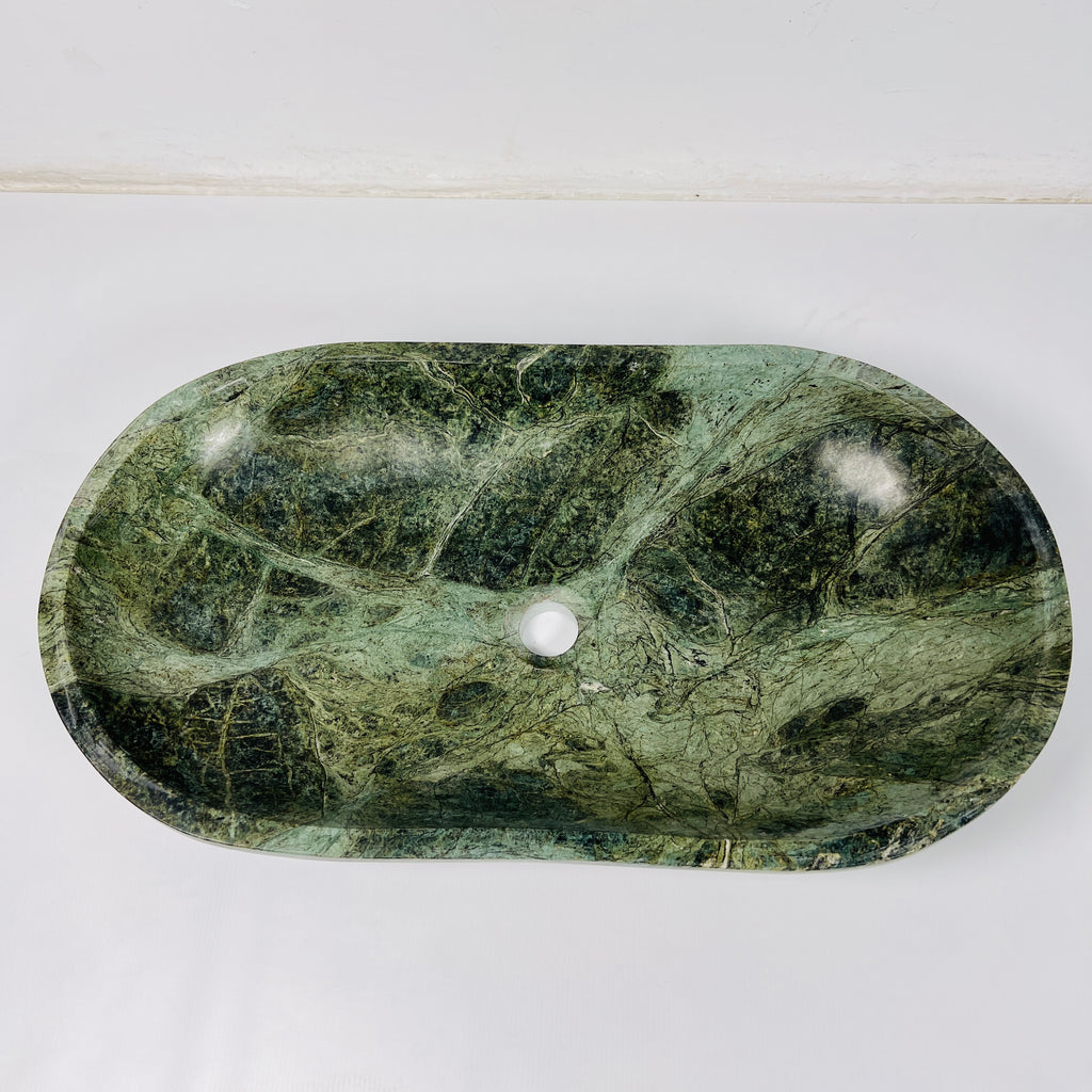 Verdant Marble Sink