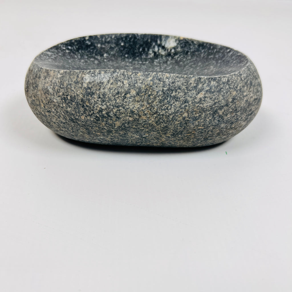 Riverstone Black Sprinkled Soap Dish