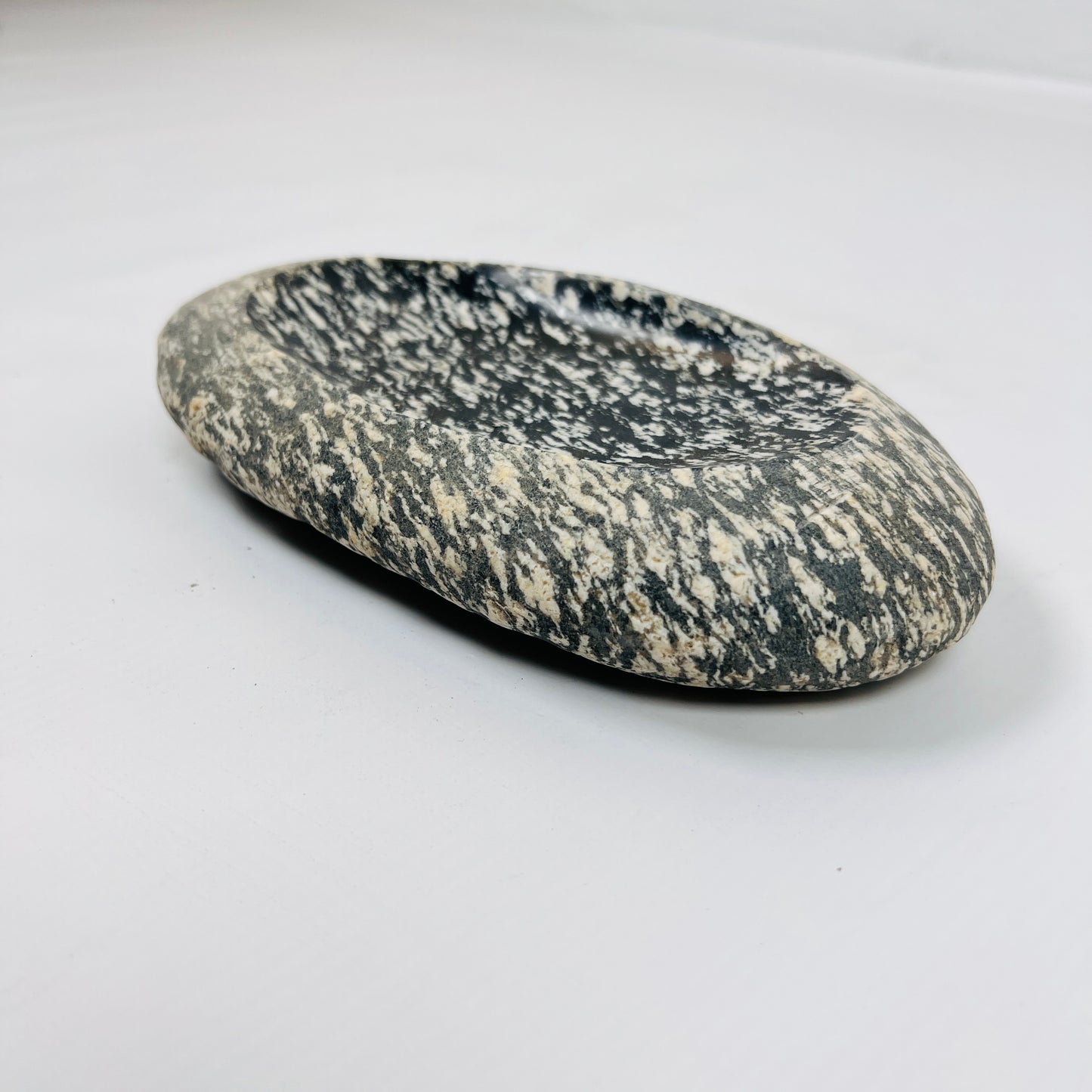 White Grazed Soap Dish - Riverstone