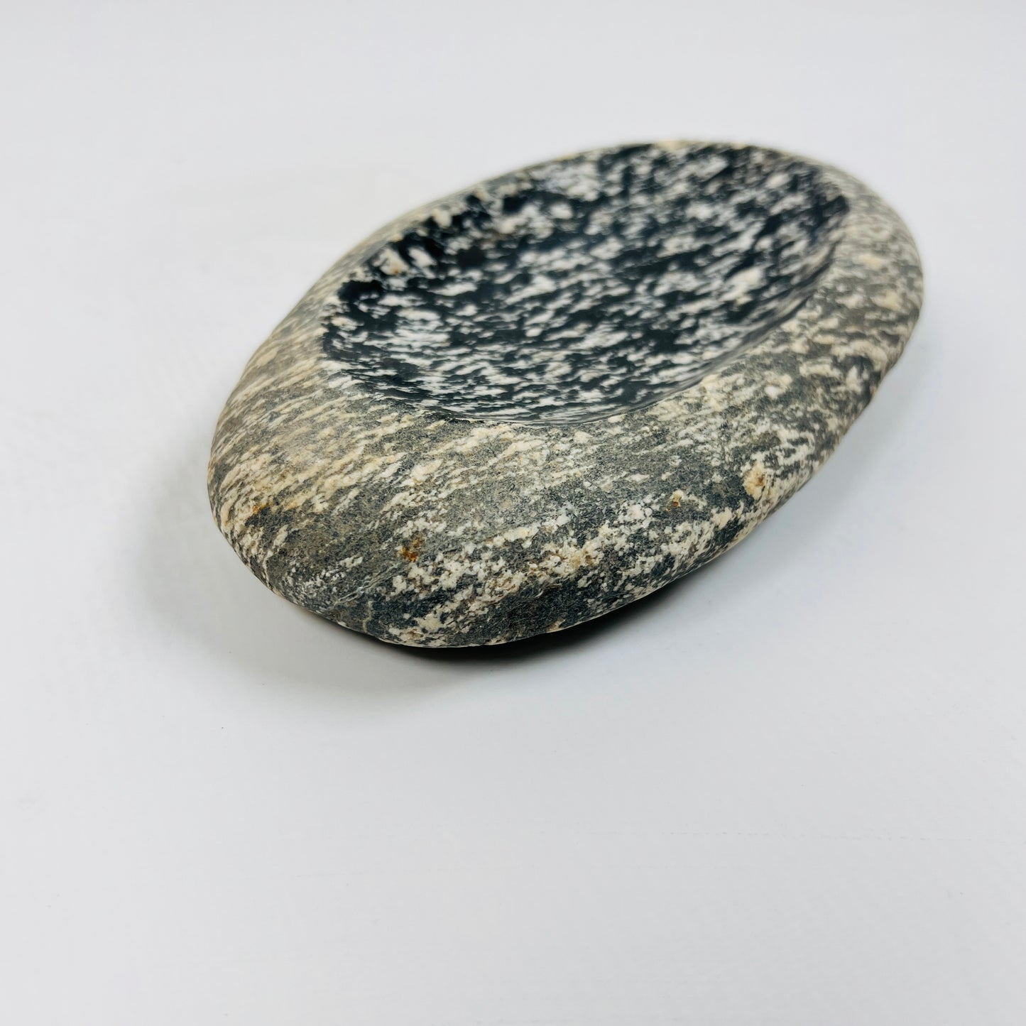 White Grazed Soap Dish - Riverstone