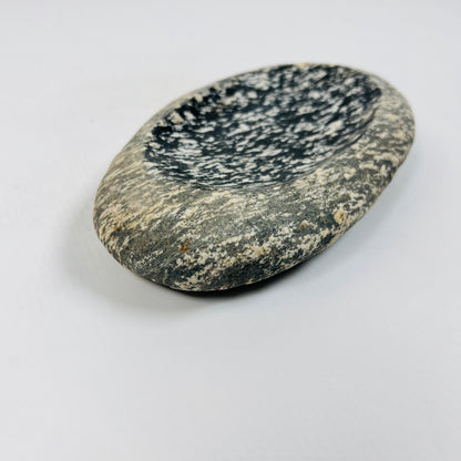White Grazed Soap Dish - Riverstone