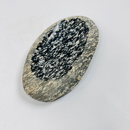 White Grazed Soap Dish - Riverstone