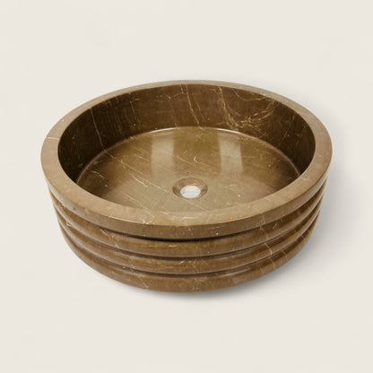Banded Sink - Brown
