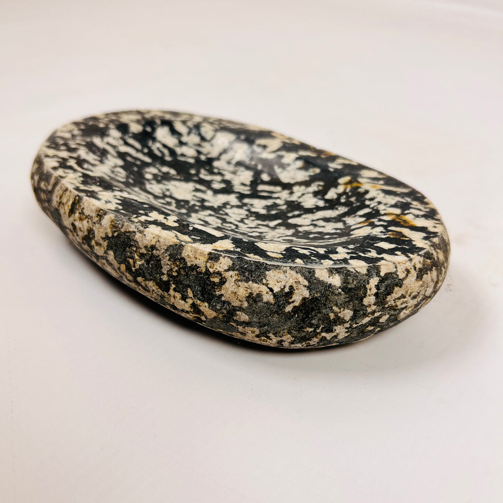 Riverstone Zebra Patterned Soap Dish