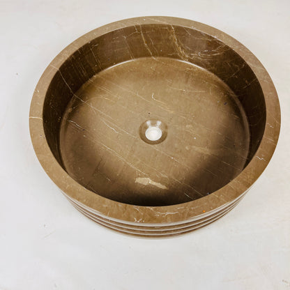 Banded Sink - Brown