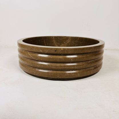 Banded Sink - Brown