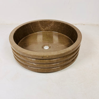 Banded Sink - Brown