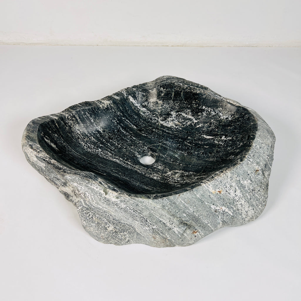 Midnight Mist River Stone Sink