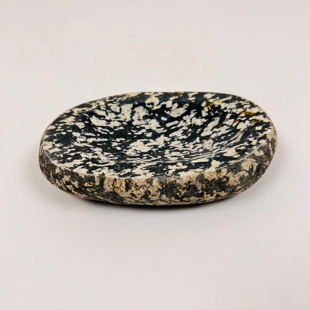 Riverstone Zebra Patterned Soap Dish