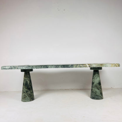 Emerald Grain Bench - Green