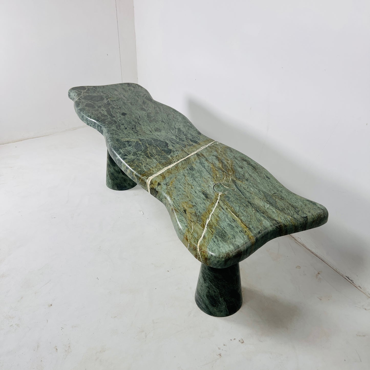 Emerald Grain Bench - Green