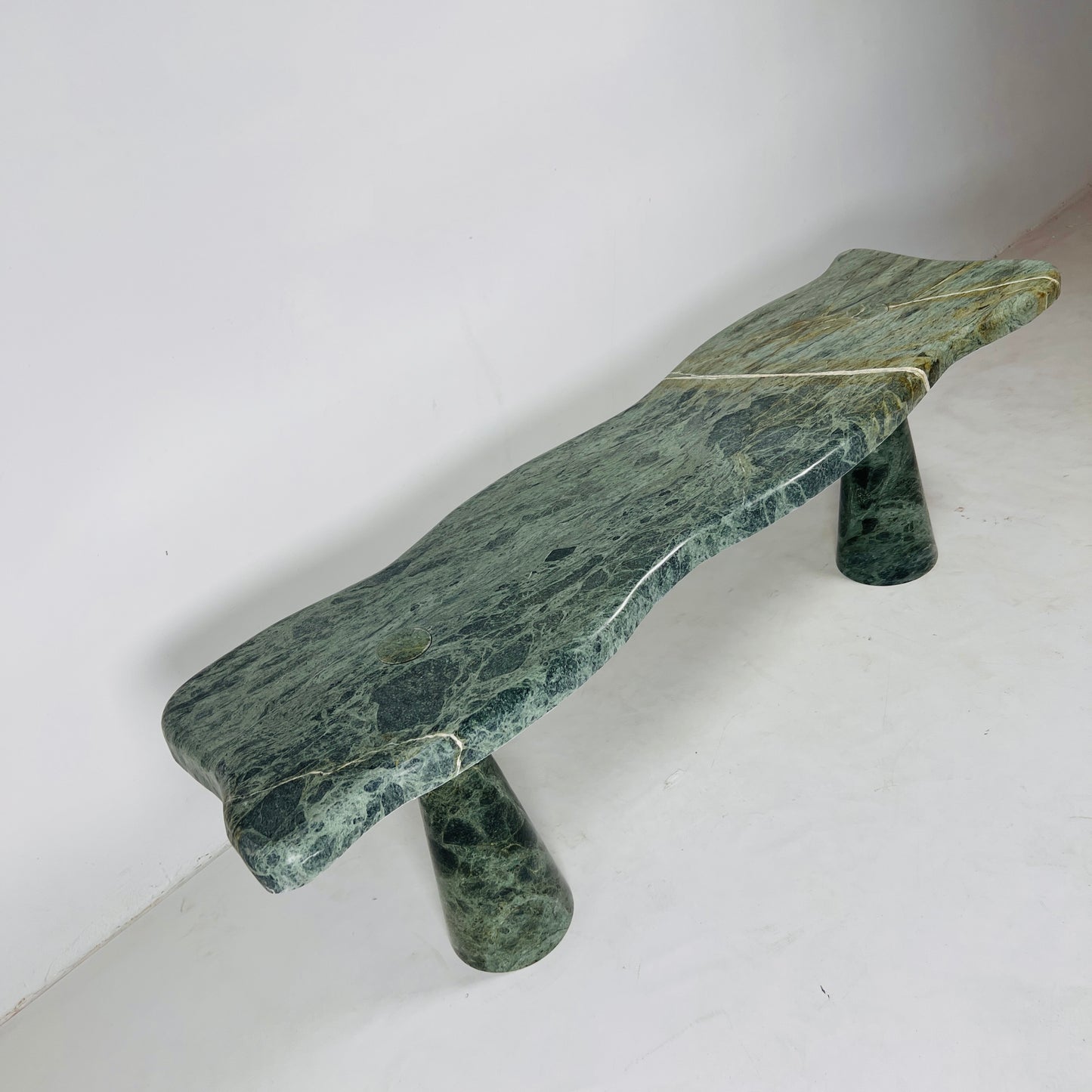 Emerald Grain Bench - Green