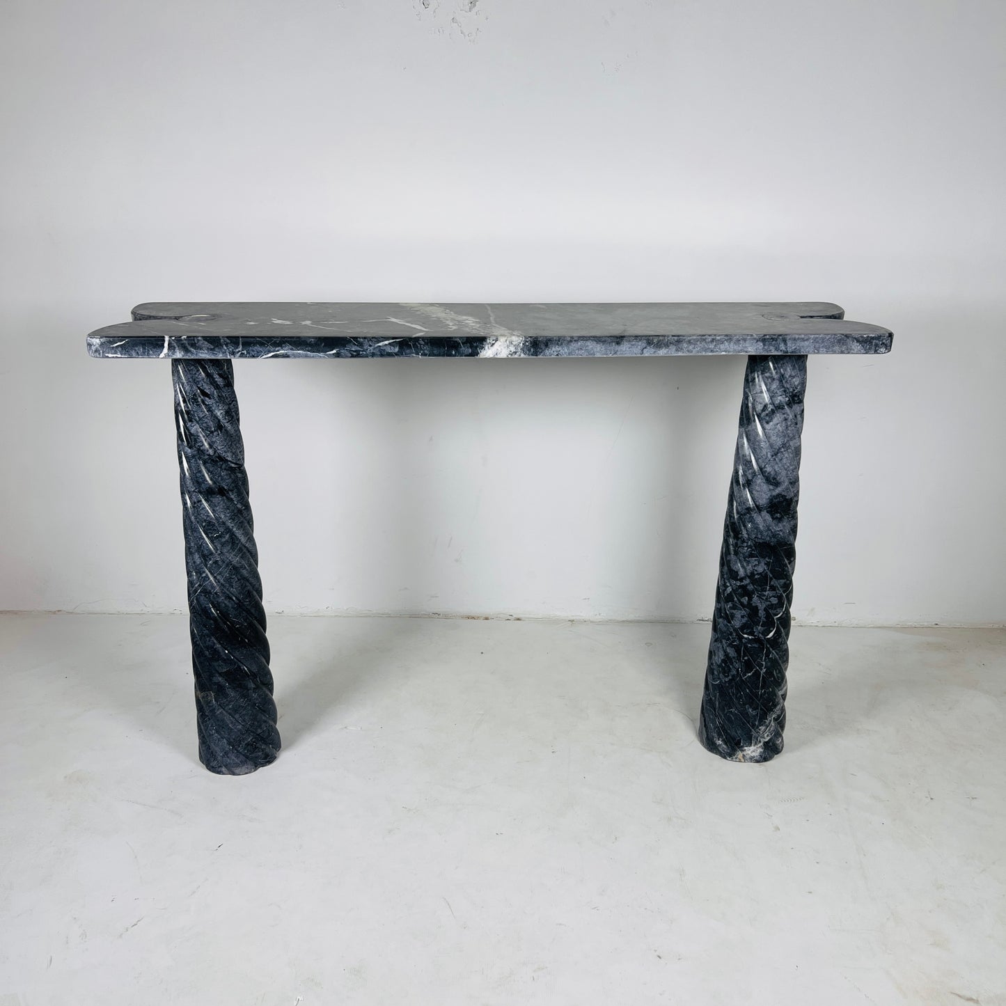 Portico Console Table - Black & Blue
