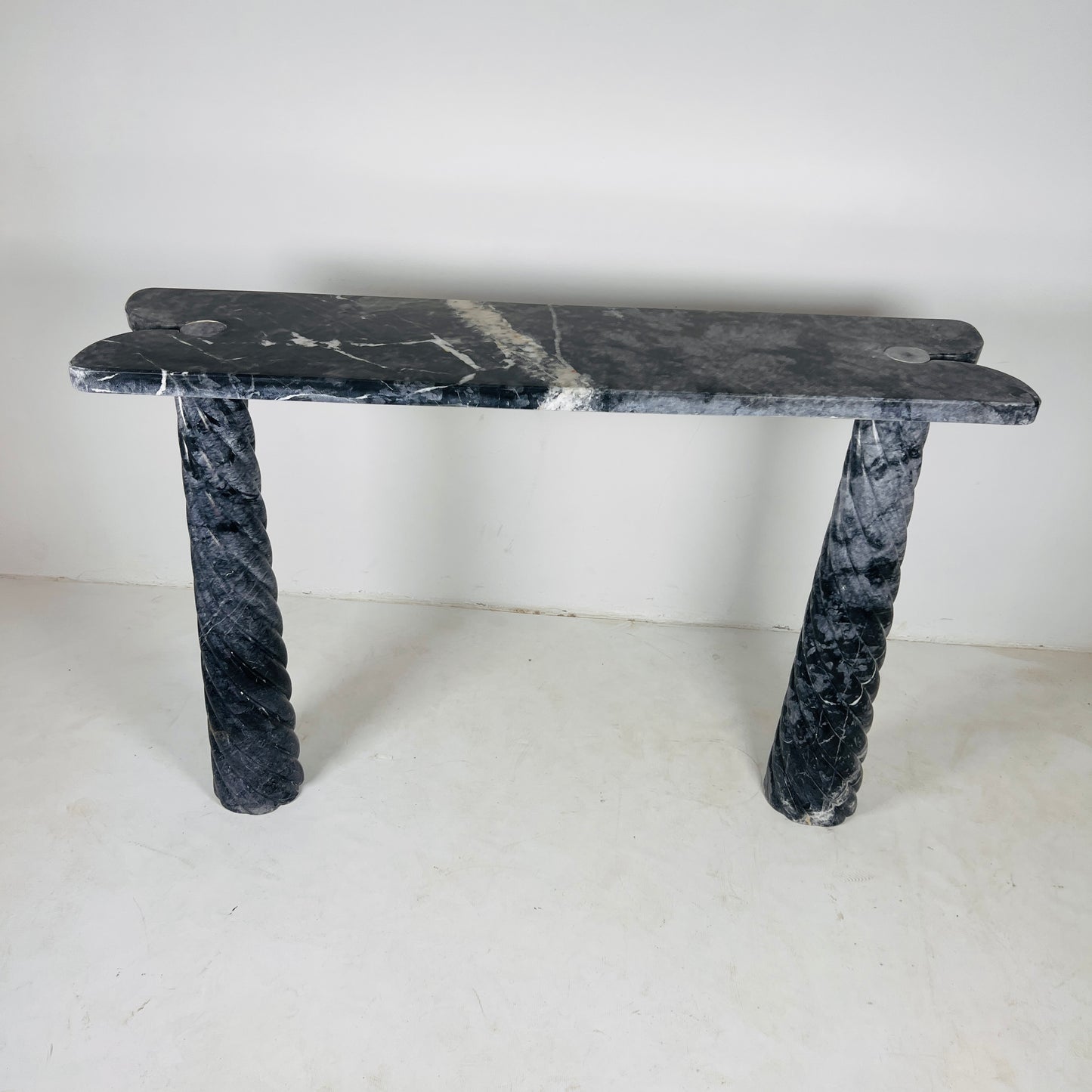 Portico Console Table - Black & Blue
