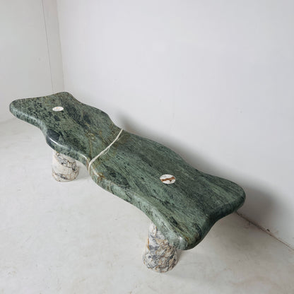 Forest Echo Bench - Green & Gray