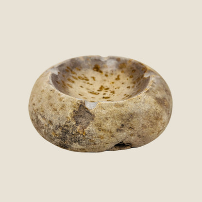 Brown Spotted Ash Tray - River Stone