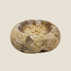 Brown Spotted Ash Tray - River Stone