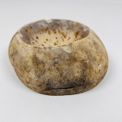 Brown Spotted Ash Tray - River Stone