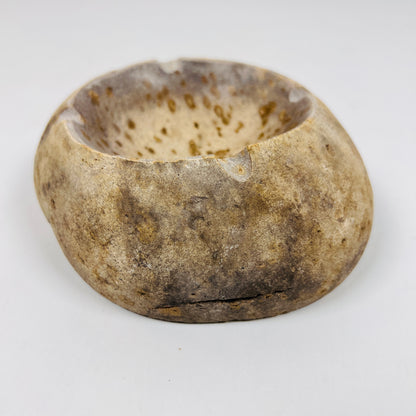 Brown Spotted Ash Tray - River Stone