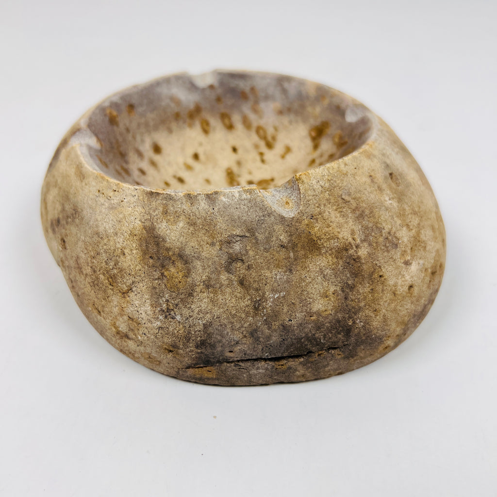 River Stone Brown Spotted Ash Tray