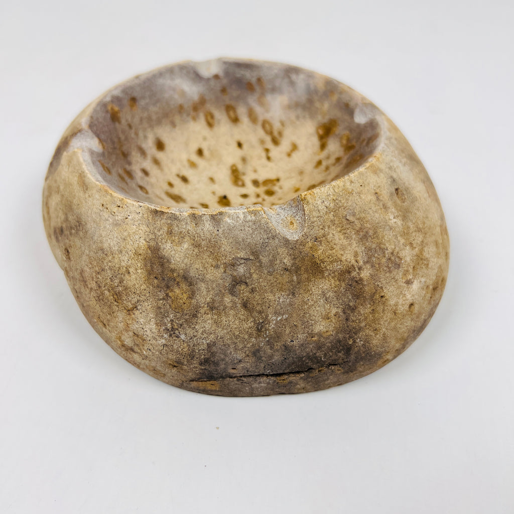 River Stone Brown Spotted Ash Tray