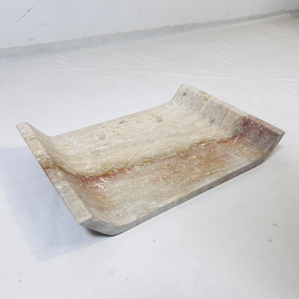 Eros Travertine Tray