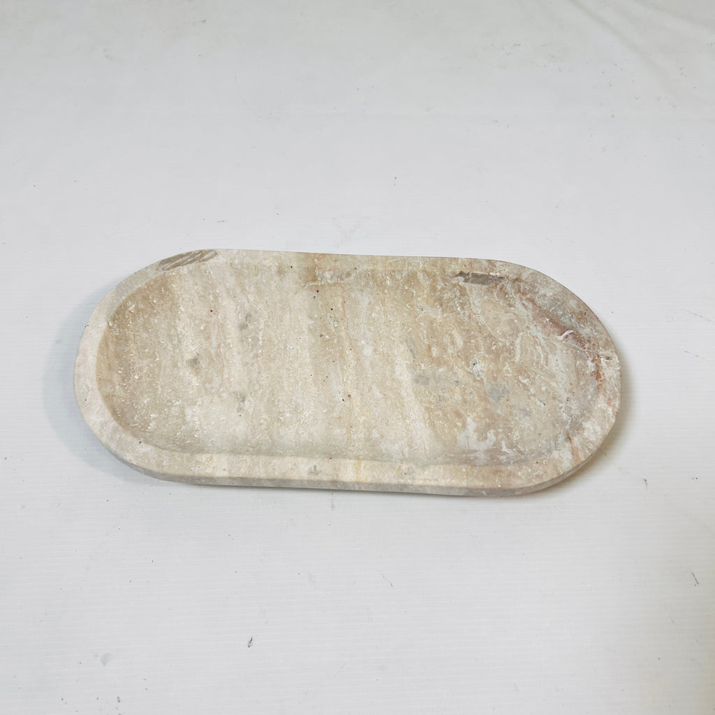 Drift Sand Travertine Tray