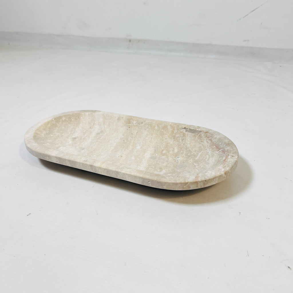 Drift Sand Travertine Tray