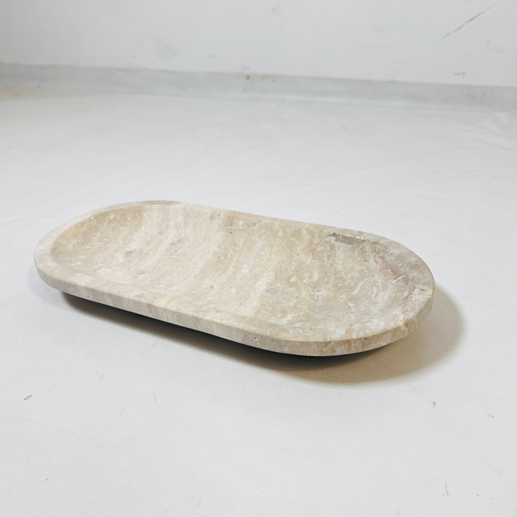 Drift Sand Travertine Tray