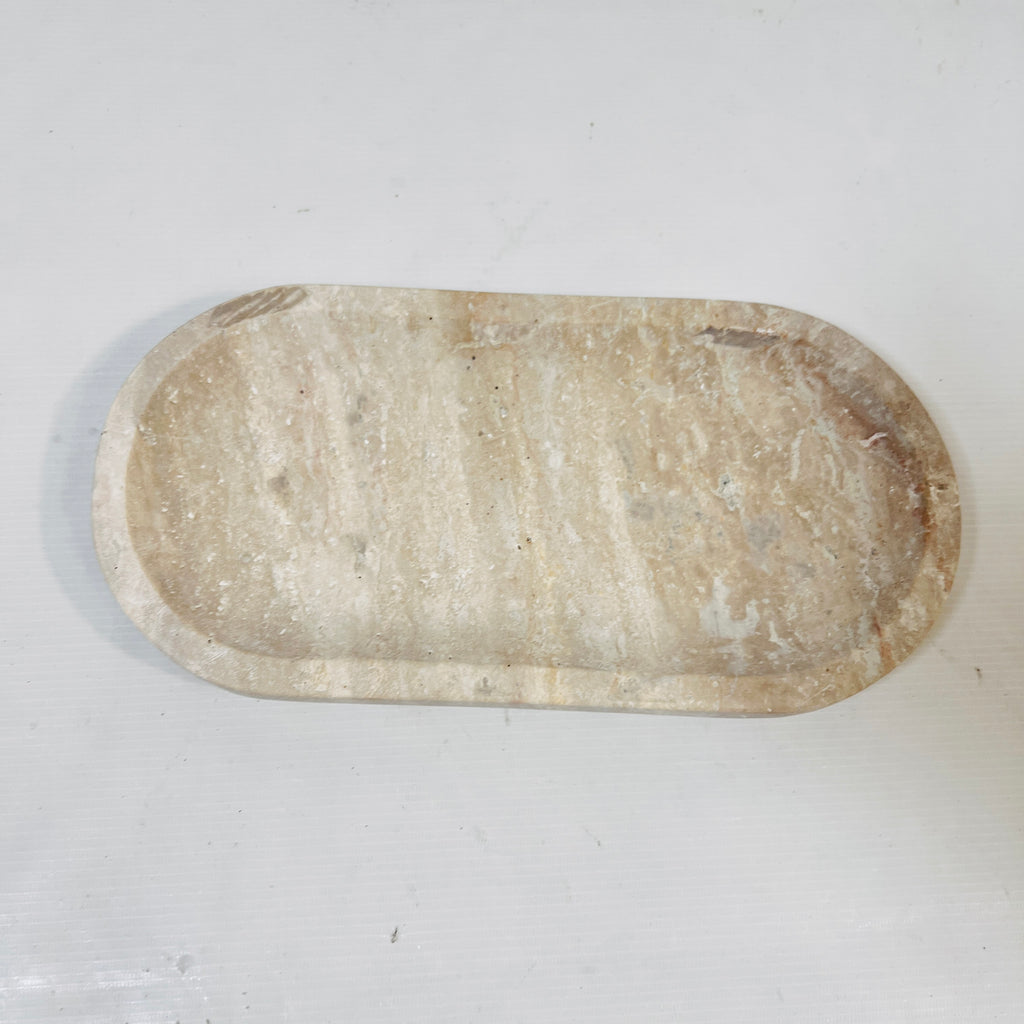 Drift Sand Travertine Tray
