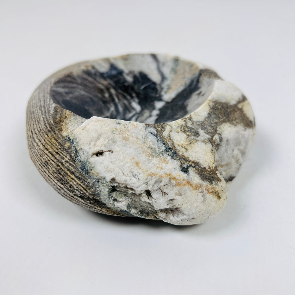 River Stone Tidal Waved Ash Tray