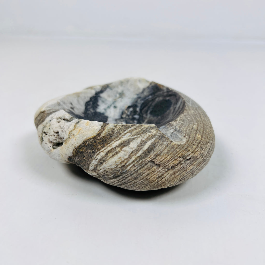 River Stone Tidal Waved Ash Tray